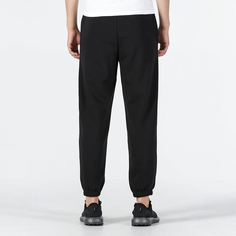Men's adidas Knit Pants Label Logo Casual Sports Bundle Feet Long Pants/Trousers Autumn Black HZ7023