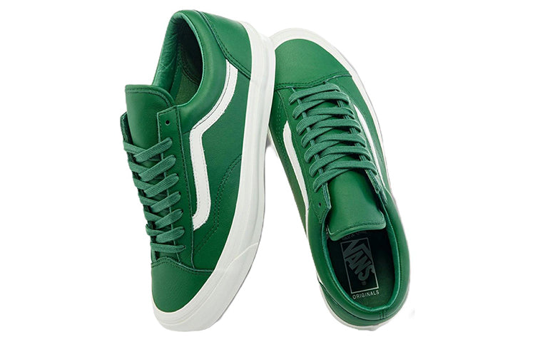 Peace Quite x Vans OG Style 36 LX Casual Skateboarding Shoes Green Unisex VN0A4BVEBC3