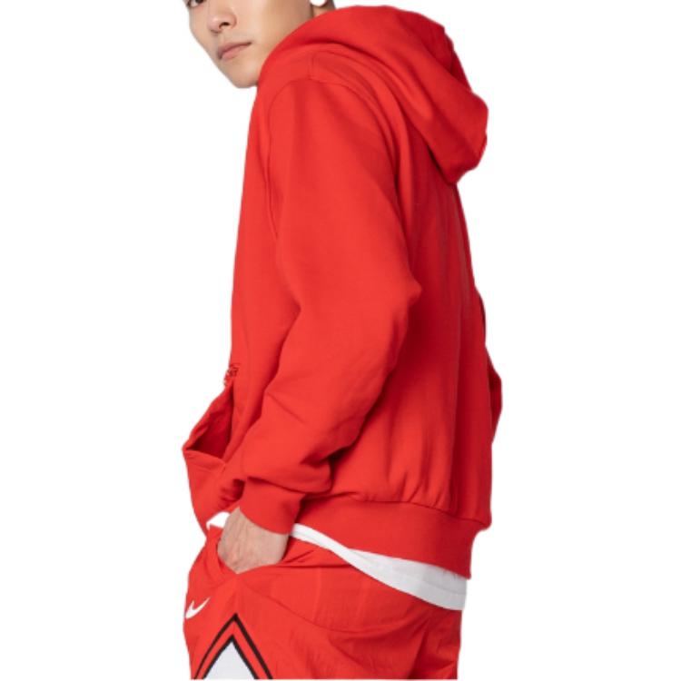 Men's Air Jordan Chicago Bulls Fleece Pullover University Red DB1521-657