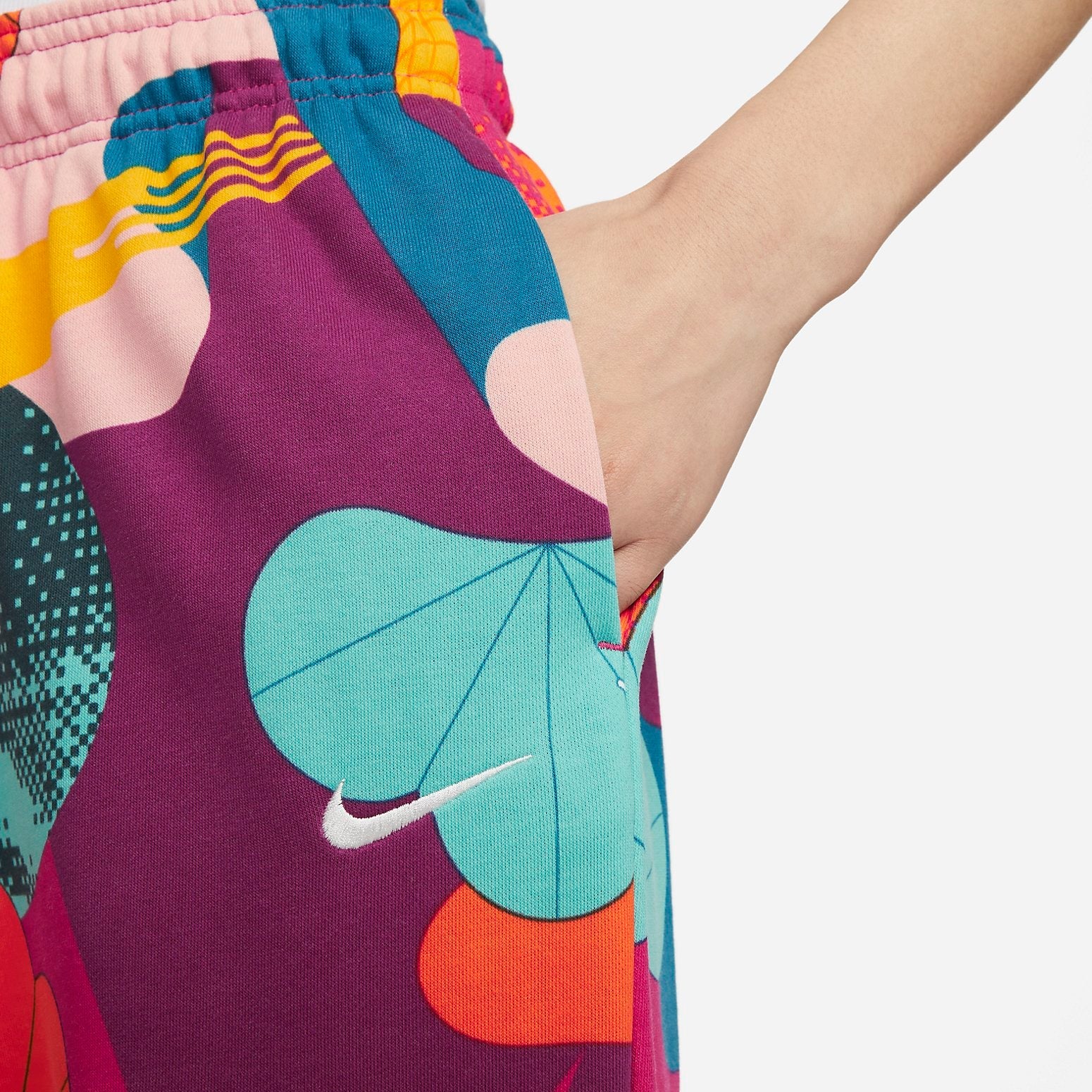 (WMNS) Nike High Sports Pants 'Multicolor' FD6686-681