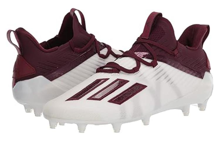 adidas Adizero Cleat 'White Burgundy' B07S456PHJ