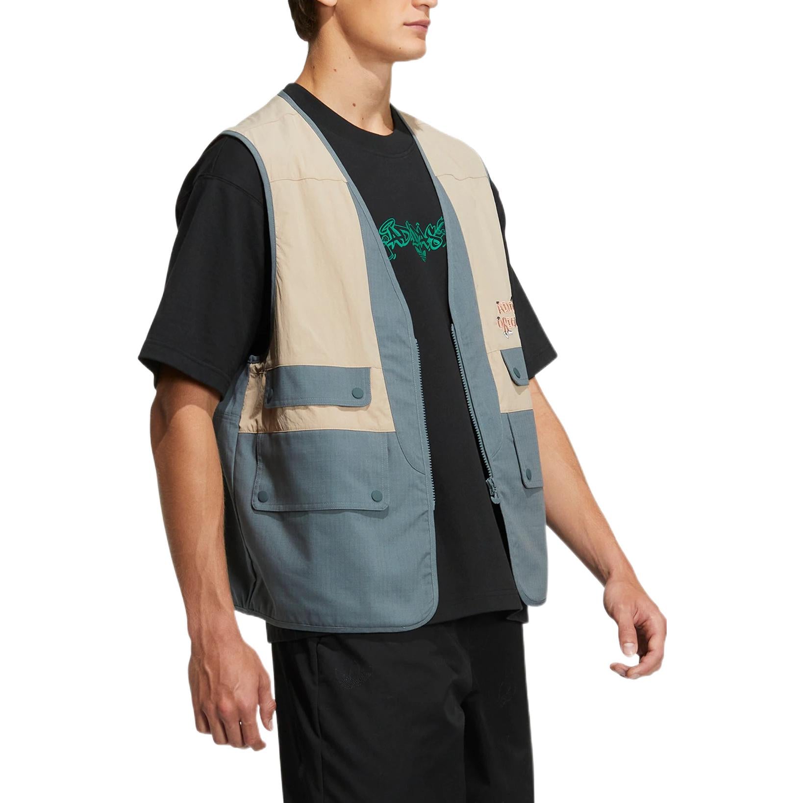 adidas x CHARR Vest 'Blue Khaki' IA8477