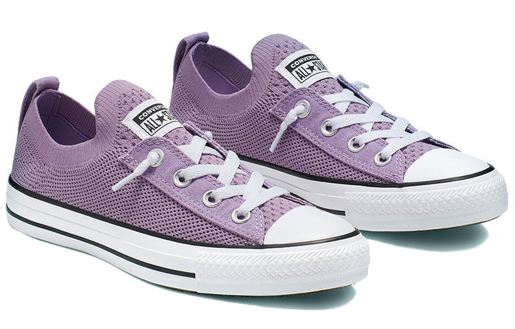 (WMNS) Converse Chuck Taylor All Star Shoreline Knit Slip Low Top Purple 565233F