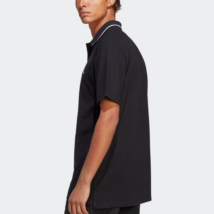 adidas Essentials Small Logo Polo Shirt 'Black' IC9314