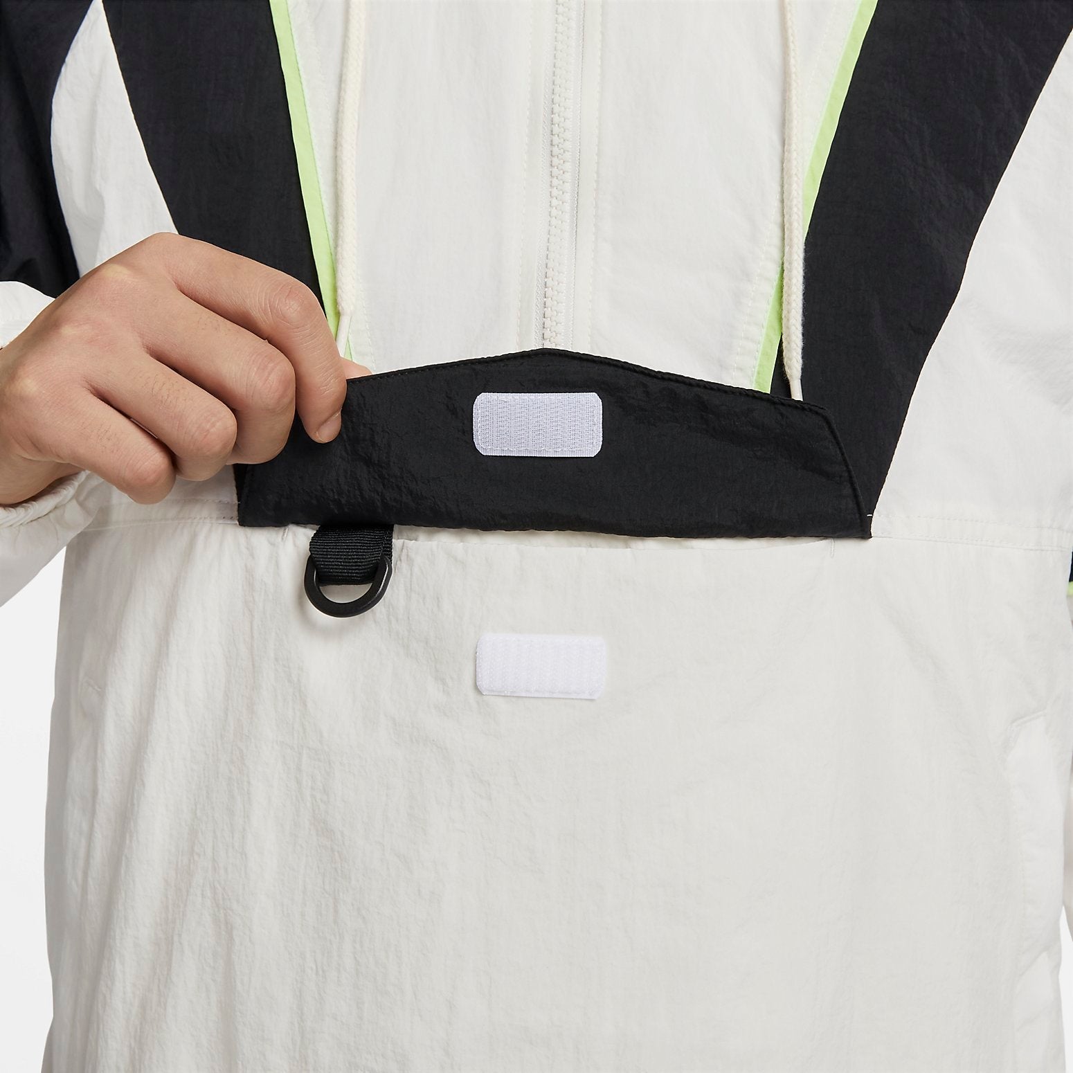 Nike Woven Basketball Jacket 'White Black' FB7114-030