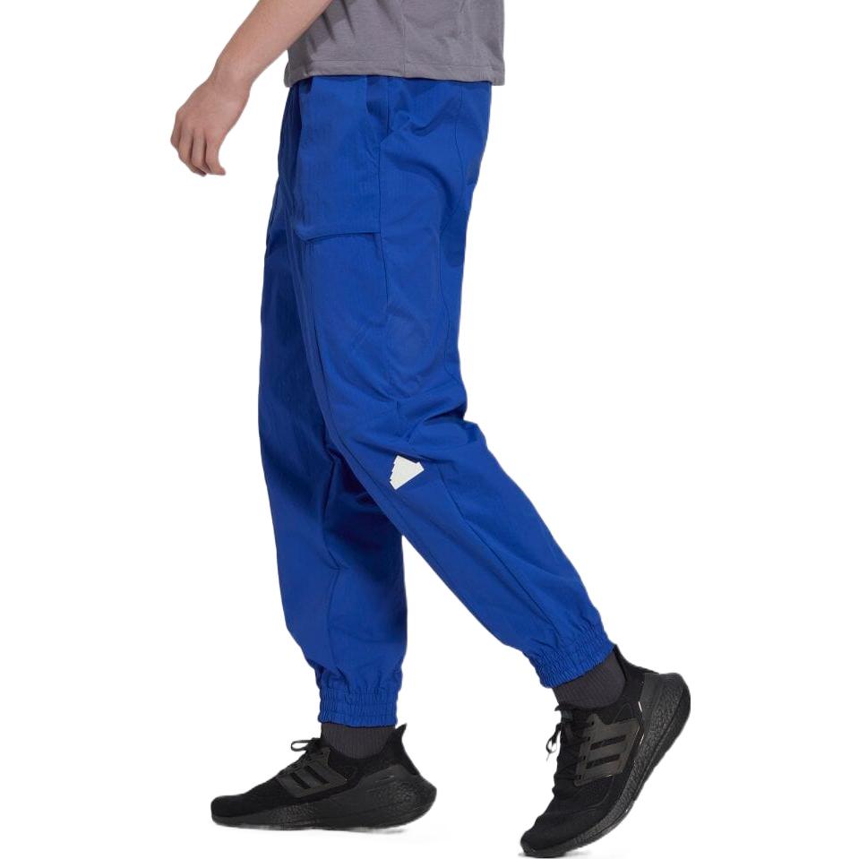 adidas Solid Color Casual Bundle Feet Sports Pants Men's Blue HN1934