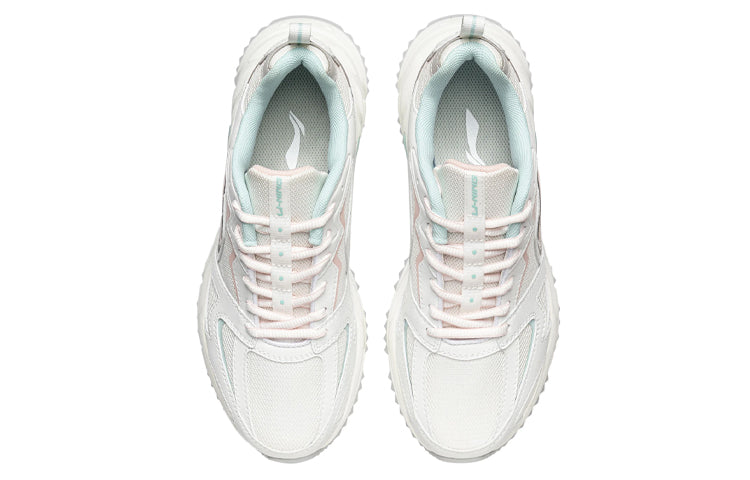 (WMNS) Li-Ning Retro Running Shoes 'White Pink' ARLQ004-5