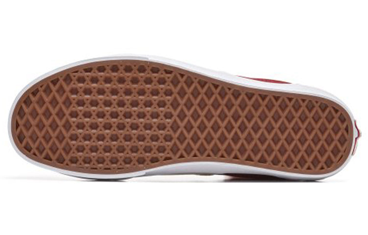 Vans Era Breathable Wear-Resistant Non-Slip Low Top Casual Skate Shoes Red White VN0A54F14FX