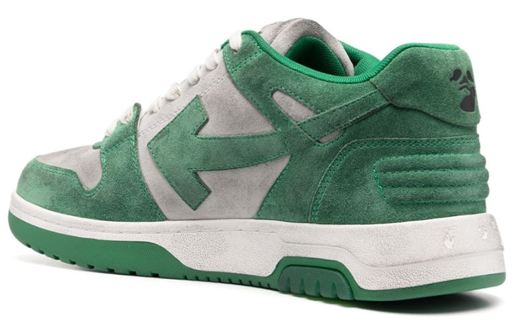 Off-White Out Of Office Low-Top Sneaker 'Green White' OMIA189S23LEA0110155