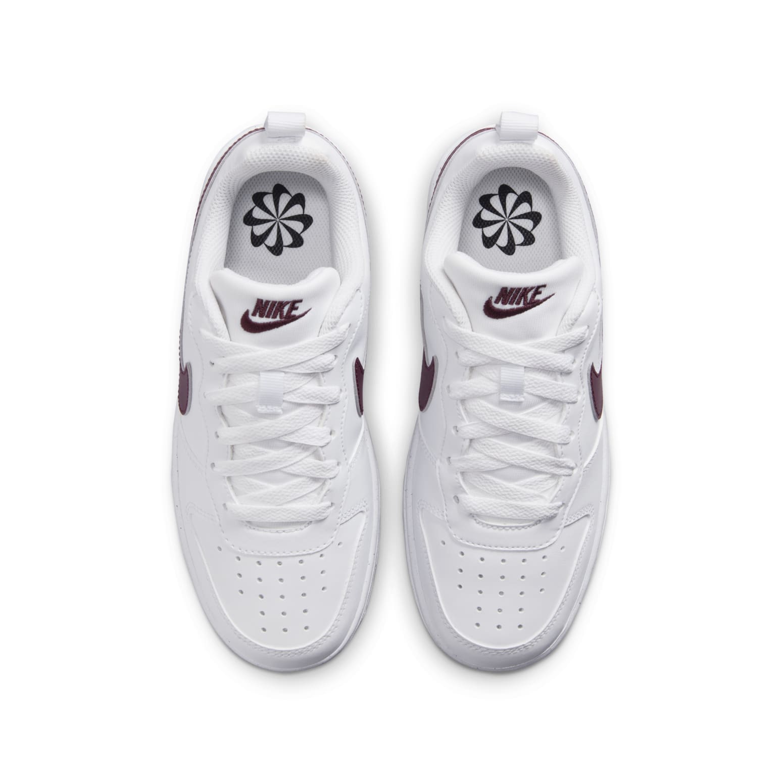 (GS) Nike Court Borough Low Recraft 'White Burgundy Crush' DV5456-112