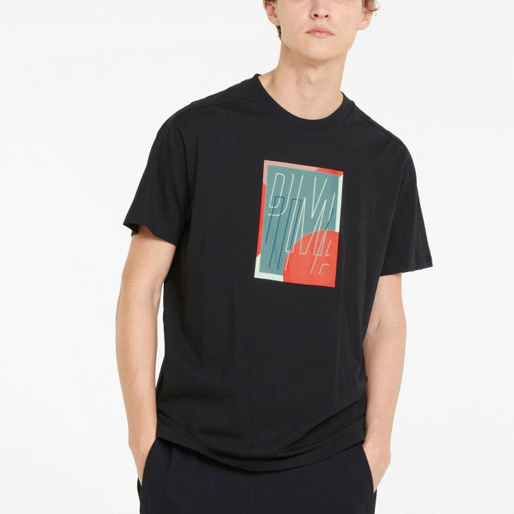 PUMA T7 Go For Graphic Tee 'Black' 535381-01