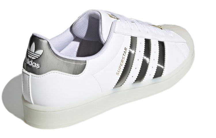 adidas originals Unisex Superstar Sneakers White/Silver/Grey H00233