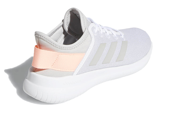 (WMNS) adidas neo Cf Qtflex 'White Gray Orange' B43755