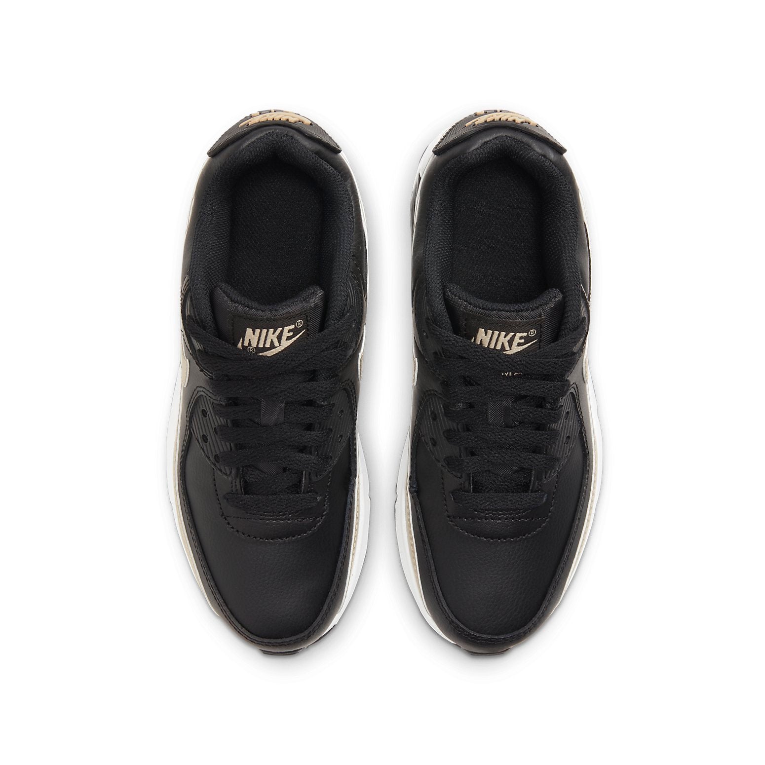 (GS) Nike Air Max 90 LTR 'Black Metallic Gold Star' CD6864-008