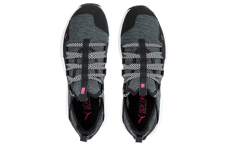 (WMNS) PUMA Mega Nrgy Trail Low Running Shoes Black/Grey/White 191202-03