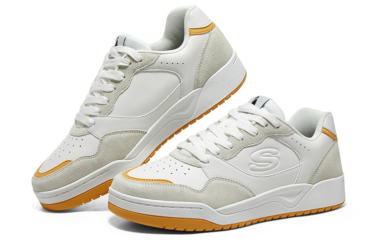 Skechers Koopa Court Volley Low Varsity 'White Yellow' 183241-WYL