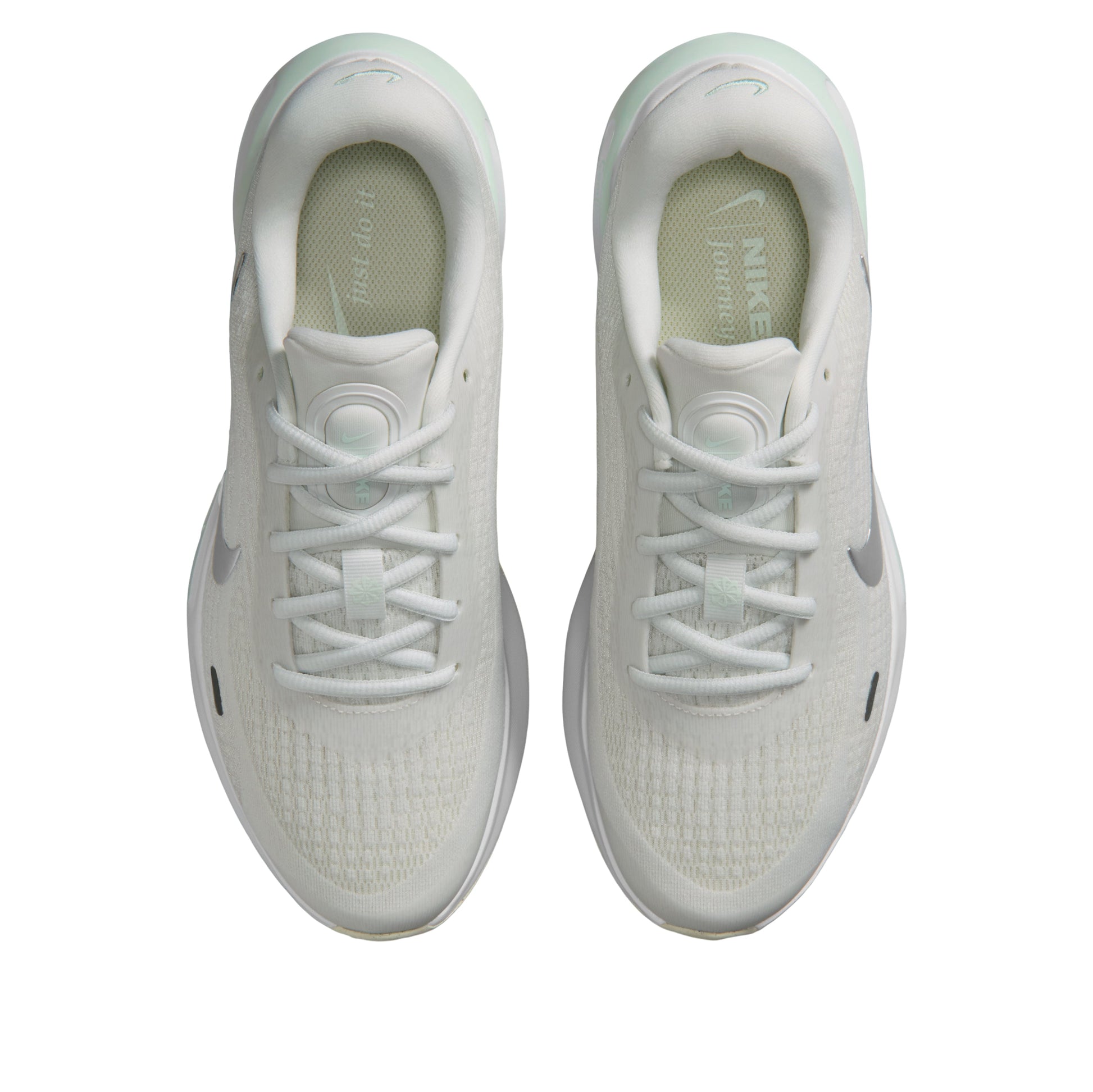 (WMNS) Nike Journey Run 'Summit White Metallic Silver' FJ7765-122