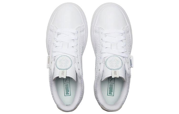 (WMNS) PUMA Suede Mayu ST Sneakers White/Blue 383273-01