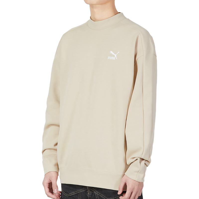 PUMA T7 Mock Neck Crew Dk 'Beige' 620605-88
