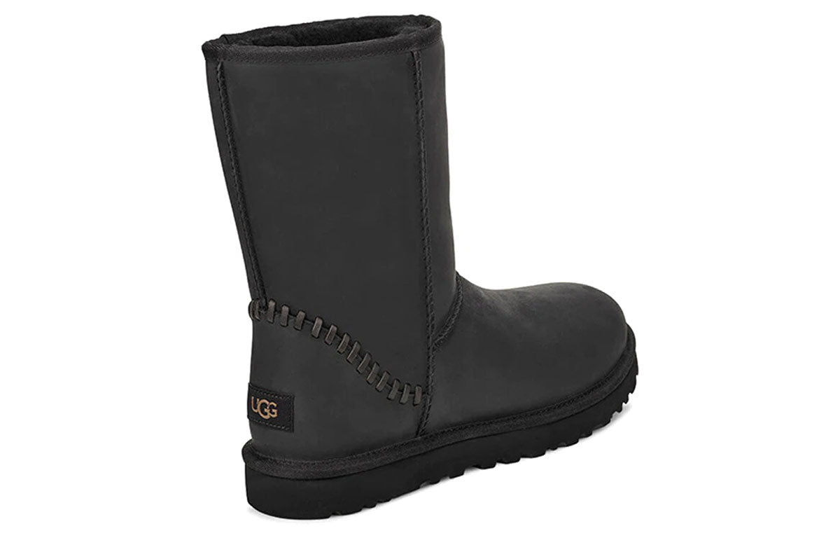 UGG Classic Short Deco Snow Boots Black 1110042-BLK