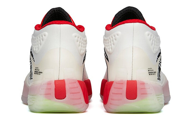 ANTA Badao Basketball Shoes 'White Red' 112141614-5