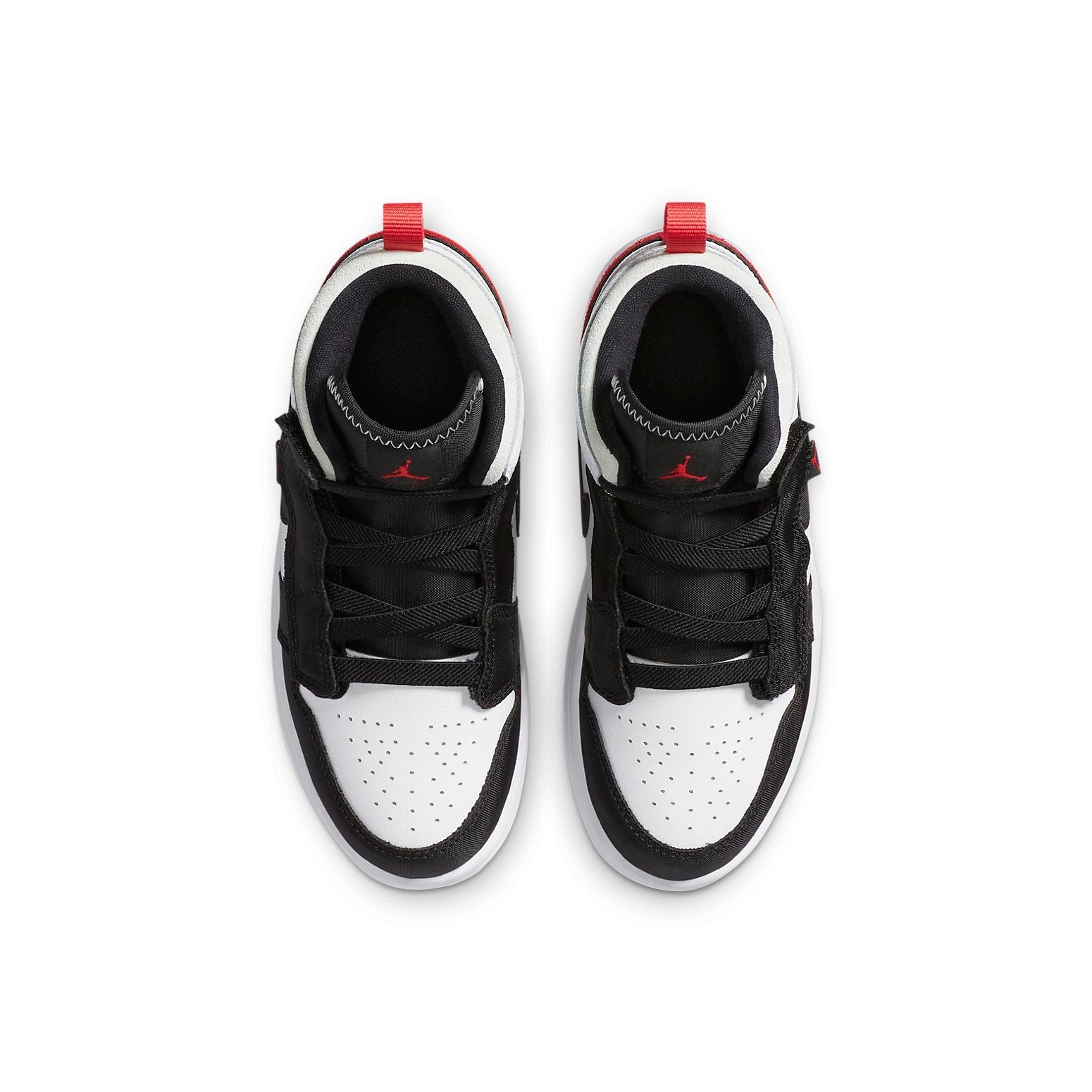 (PS) Air Jordan 1 Mid ALT 'Red Black Toe' AR6351-100