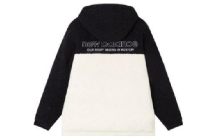 New Balance logo Sportswear Puffer Asia Sizing 'Black White' 5PC44733-BK