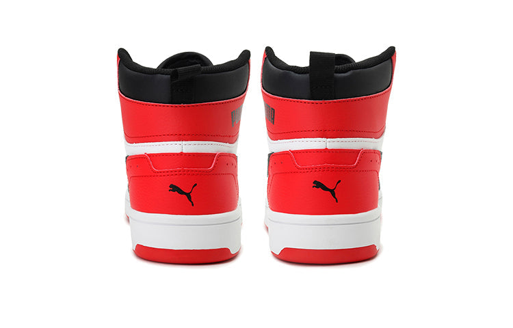 (GS) PUMA Rebound Joy 'Black White Red' 374687-03
