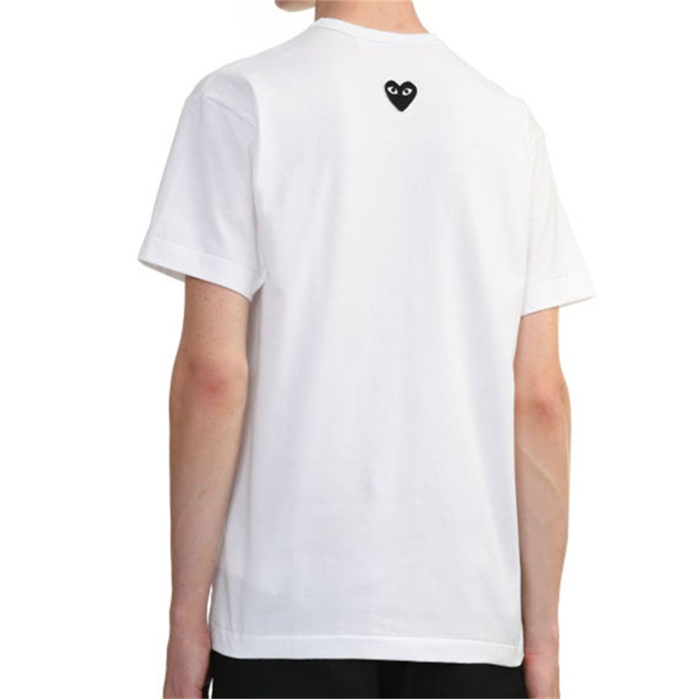 COMME des GARCONS PLAY SS25 Back Emblem T-Shirt 'White' AX-T341-051-3