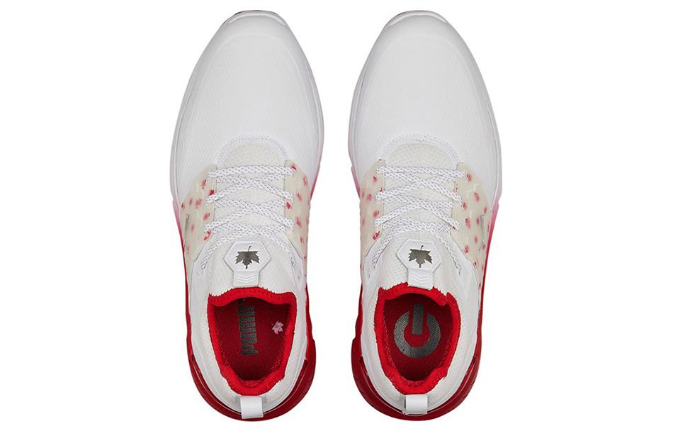 PUMA Ignite Articulate Maple Golf Shoes 'White Red' 377216-01