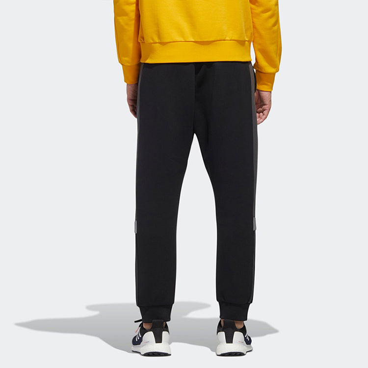 adidas Ub Pnt Dk Colorblock logo Casual Bundle Feet Sports Pants Black GM4399