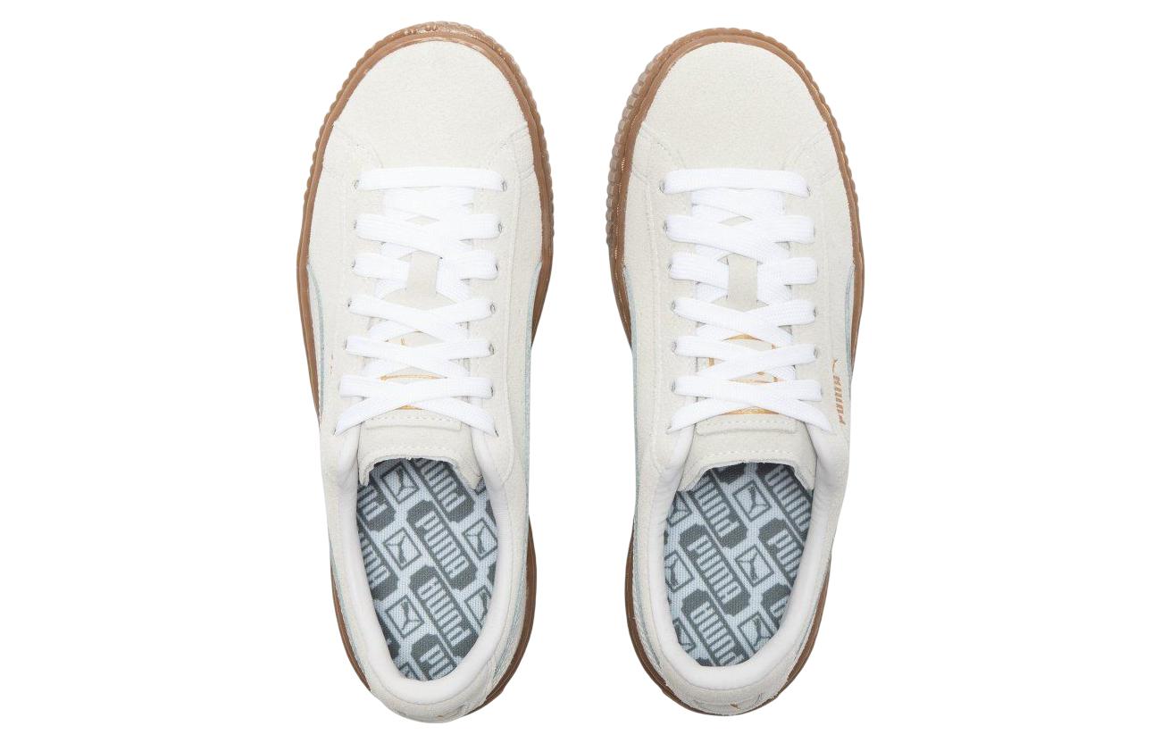 (WMNS) PUMA Suede Platform Core L 'Whisper White' 392135-01