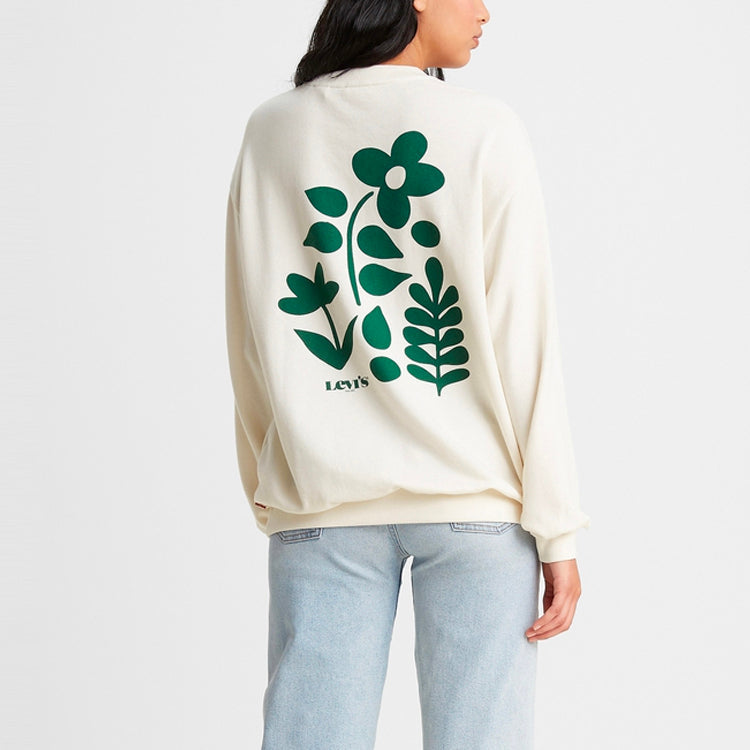 (WMNS) Levi's Printing Pattern T-Shirt 'Creamy White' 34898-0006