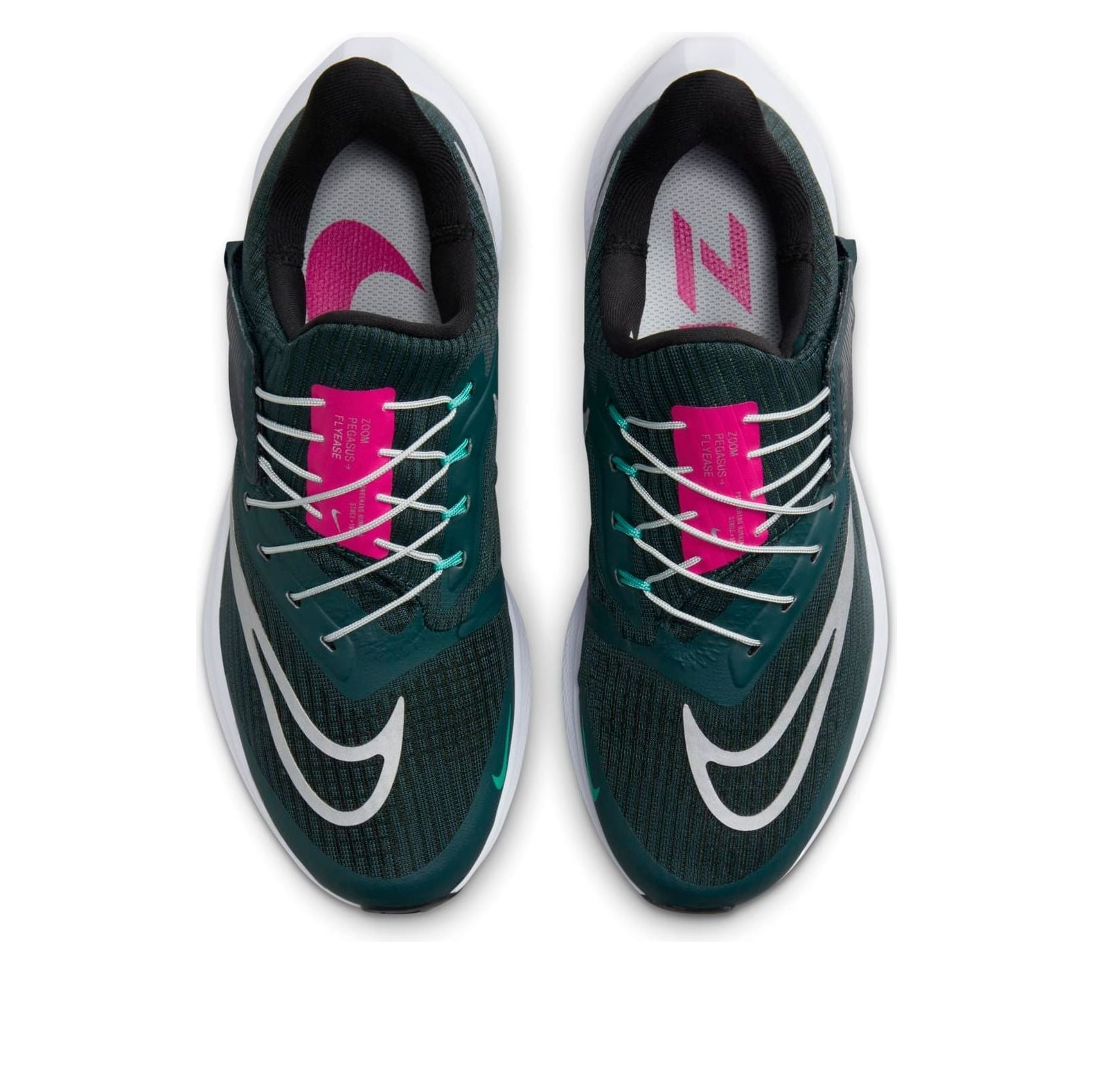 (WMNS) Nike Air Zoom Pegasus 39 FlyEase 'Deep Jungle Metallic Silver' DJ7383-301