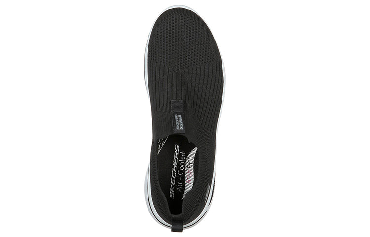 (WMNS) Skechers Gowalk Arch Fit 'Black White' 124409-BLK