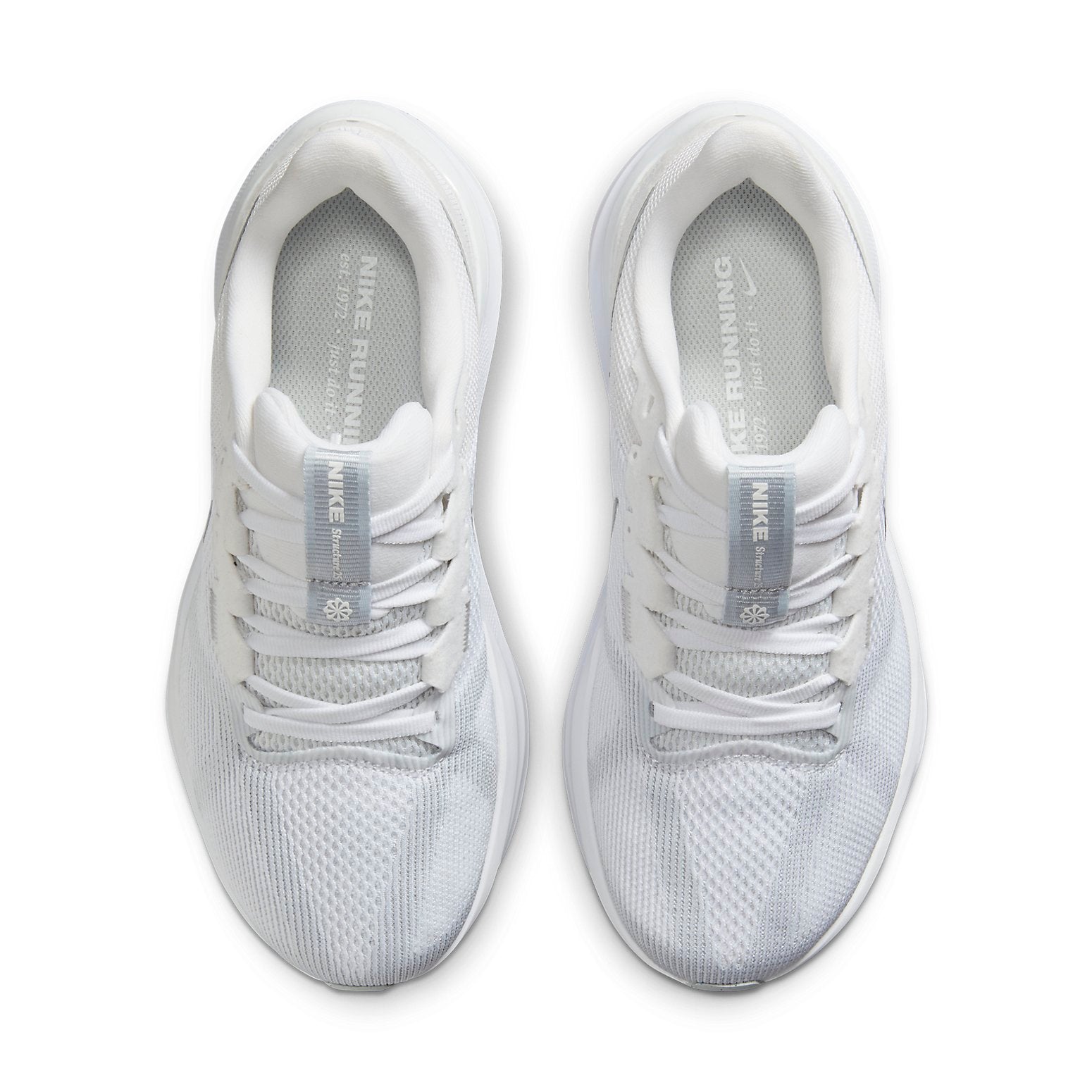 (WMNS) Nike Air Zoom Structure 25 Wide 'White Metallic Silver' FN7996-100