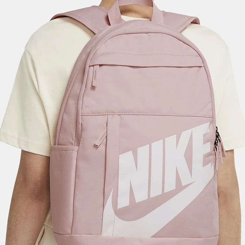 Nike Elemental Backpack Basic Large logo Student schoolbag Sakura Pink DD0559-630