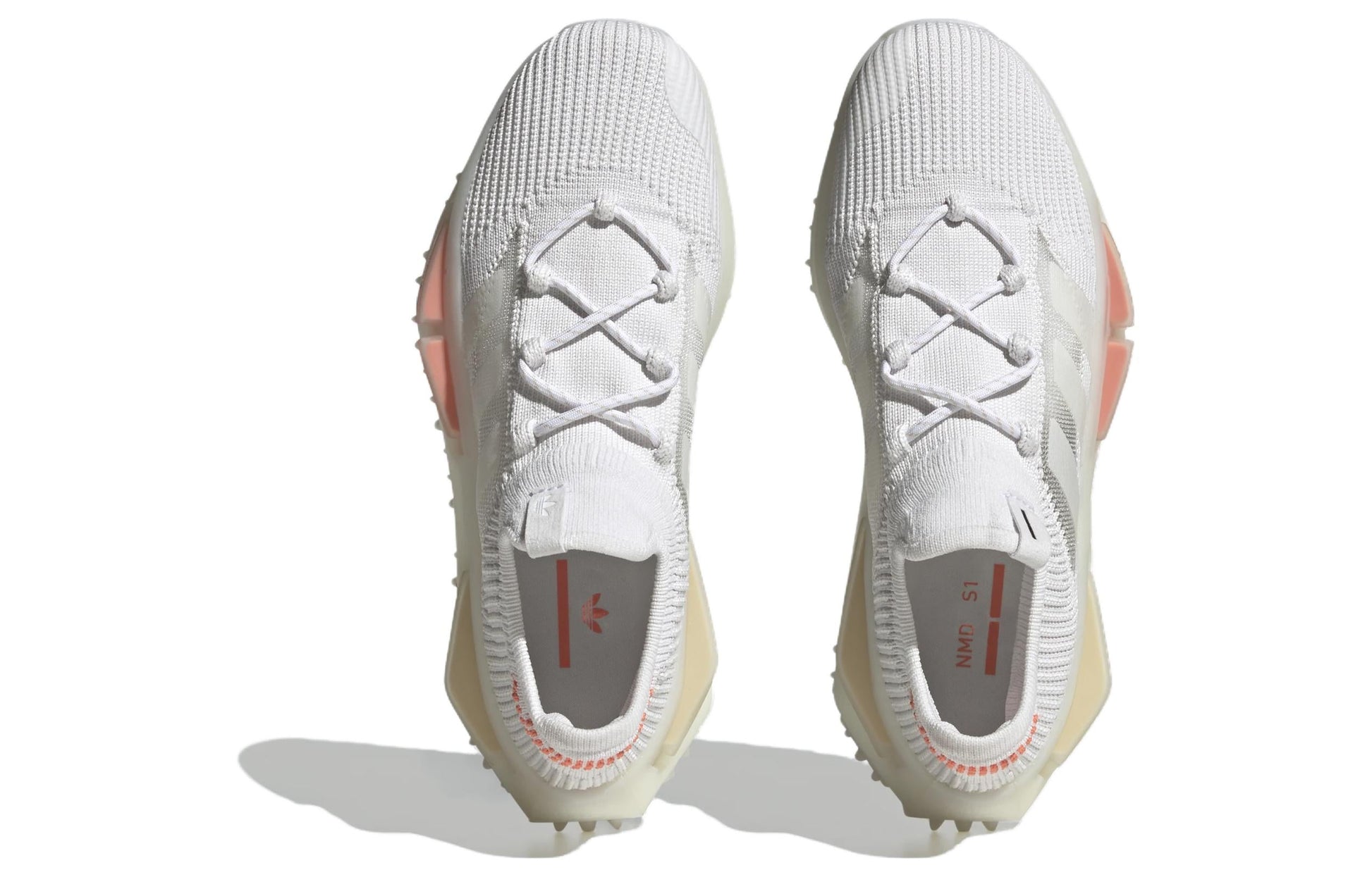 (WMNS) adidas NMD_S1 Shoes 'White Coral Fusion' HQ4465