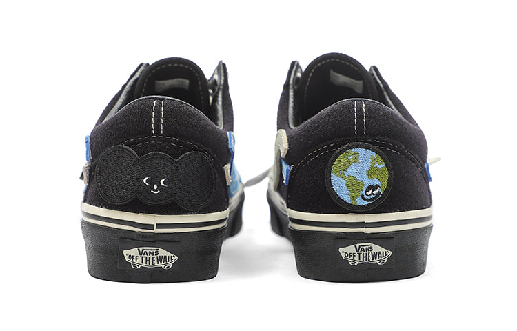 Vans Old Skool Classic Casual Skateboarding Shoes Black Unisex 'Black White' VN0A3WKTBLK