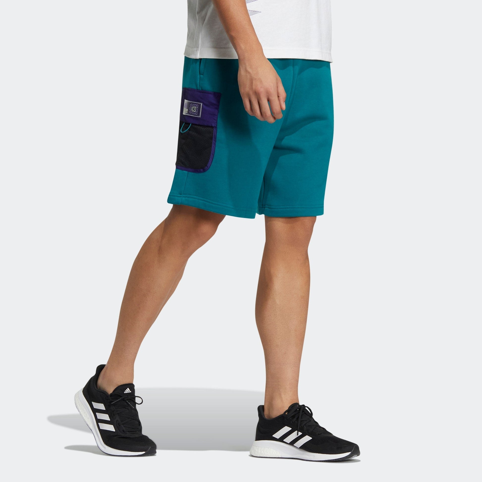 adidas ST Graphic knitted Shorts 'Teal' HE7443
