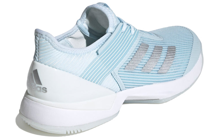 (WMNS) adidas Ubersonic 3 Hard Court Shoes Blue/White FU8149