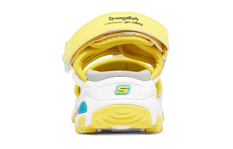 (GS) Skechers D'Lites 'White Yellow Grey' 317020L-WYL