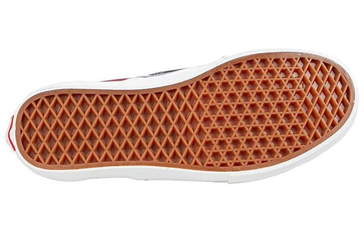 Vans Slip-On Casual Skateboarding Shoes Unisex Black Red VN0A5FCA249