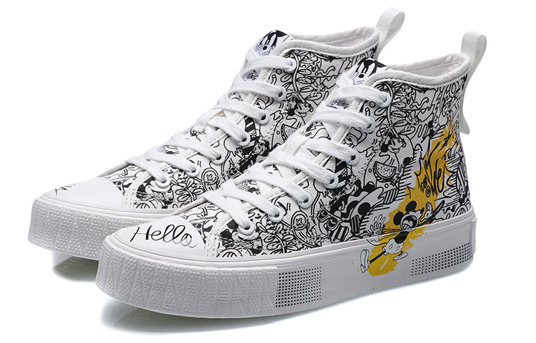 (WMNS) Li-Ning Crazy Leisure x Disney 'White Black' AGCP338-5