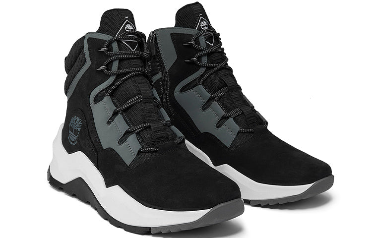 Timberland Madbury Side-Zip Waterproof Boot 'Black Nubuck' A2HHUW