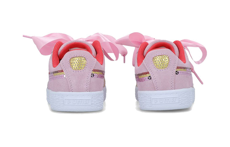 (PS) PUMA Suede Heart Trailblazer Sqn Casual Sneakers Pink 368954-01