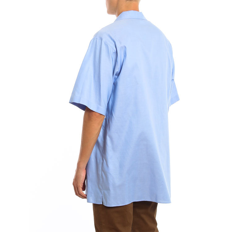 Gucci Oversized Alphabet Short-Sleeved Shirt For Men Blue 619033-ZAEN3-4990