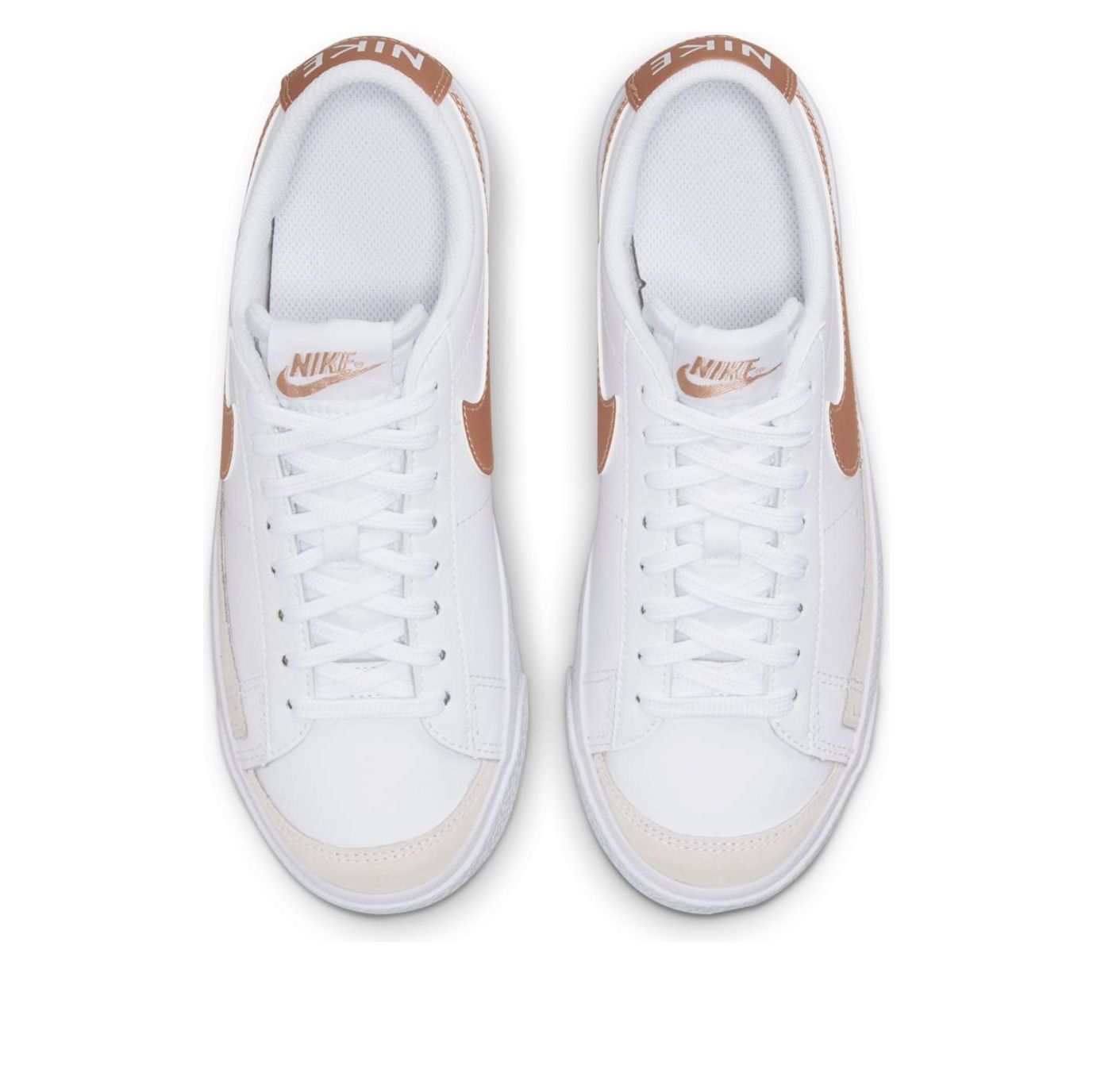 (GS) Nike Blazer Low '77 'White Metallic Red Bronze' DA4074-107