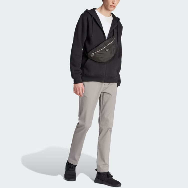 adidas Trefoil Full-Zip Hoodie Asia Sizing 'Black' IL2511