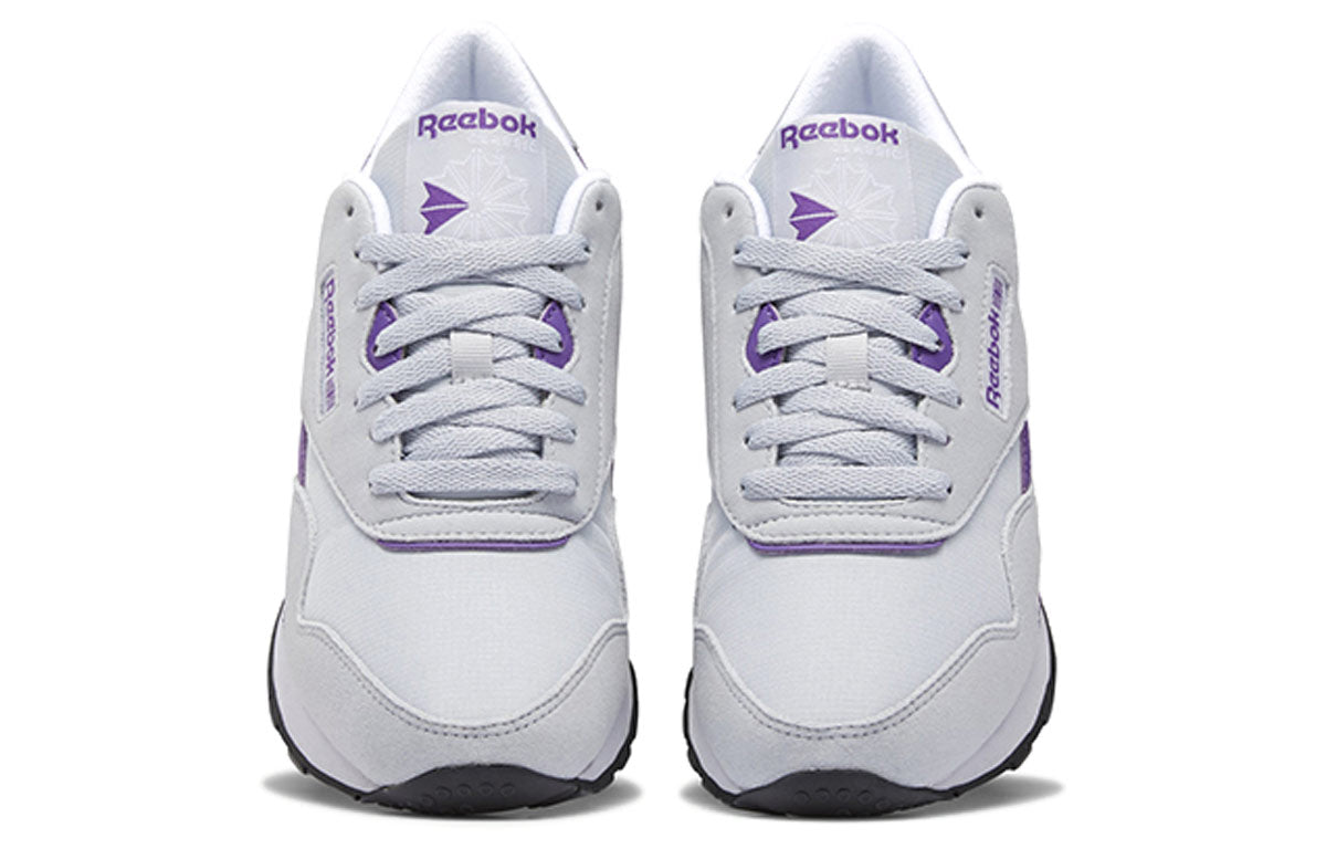 (WMNS) Reebok Classic Nylon Grey/Purple DV7127